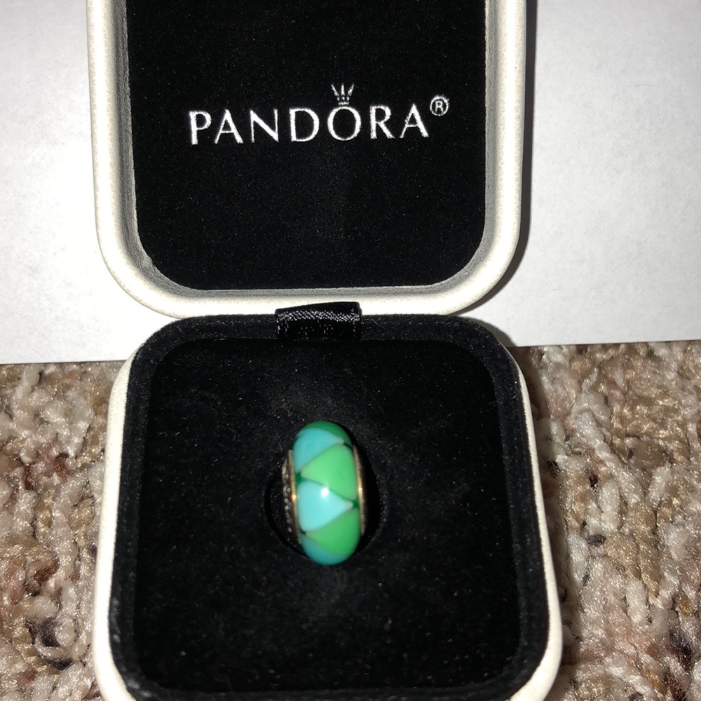 Brand new glass pandora bracelet or necklace charm